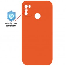 Capa para Motorola Moto G50 4G - Silicone Case Laranja
